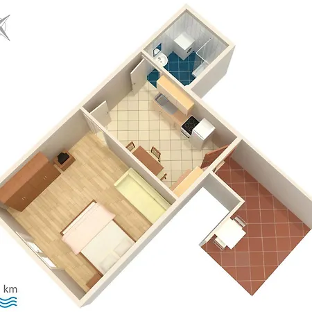 Apartments With A Parking Space Pula - 6985